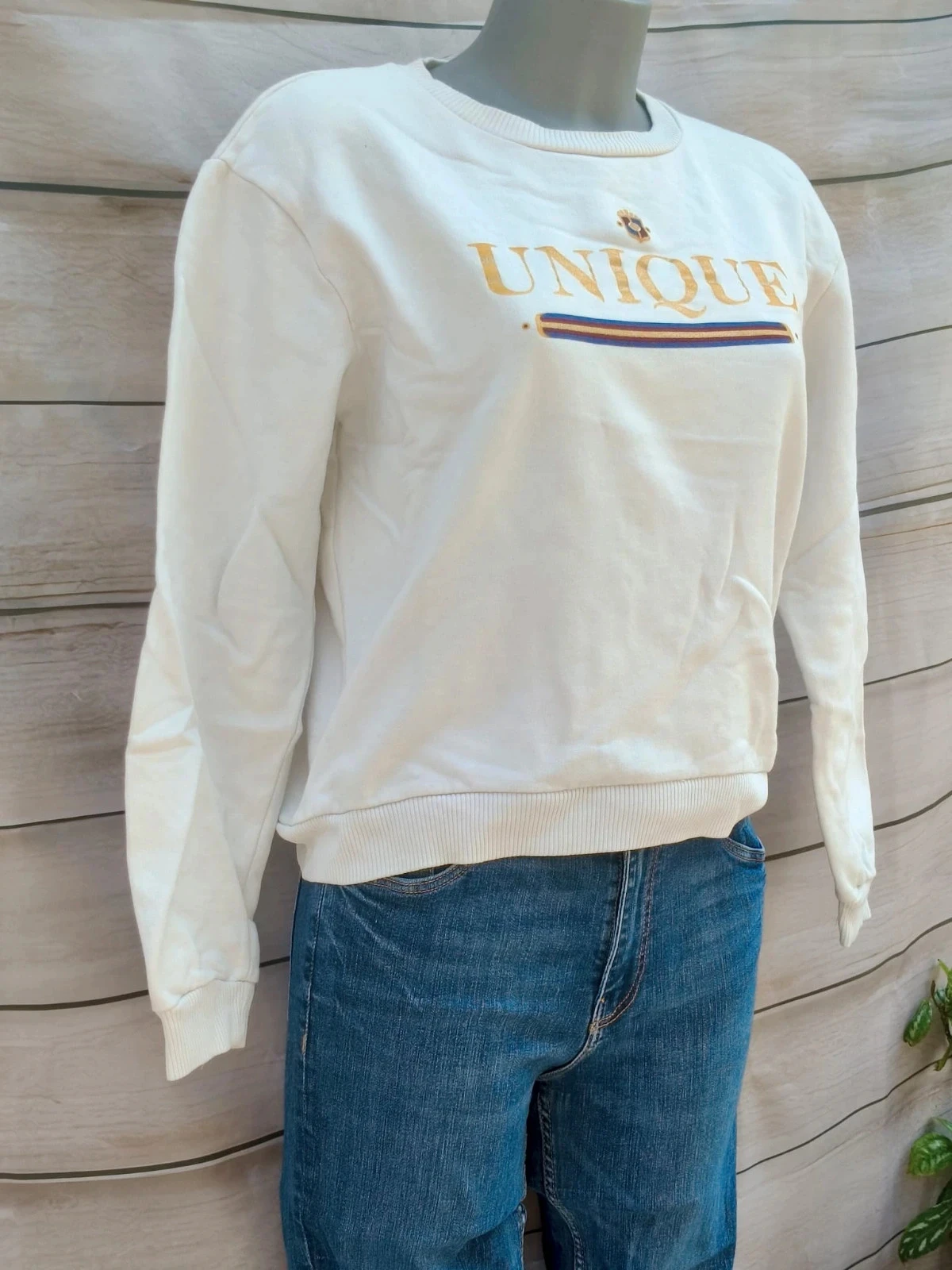Sudadera Blanca - Stradivarius 💜 – photo 2